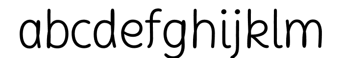 KunKun Light Font LOWERCASE
