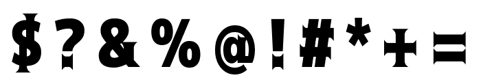 Kurobara Gothic Black Font OTHER CHARS