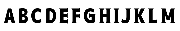 Kurobara Gothic Black Font UPPERCASE