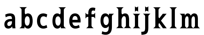 Kurobara Gothic Bold Font LOWERCASE