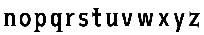 Kurobara Gothic Bold Font LOWERCASE