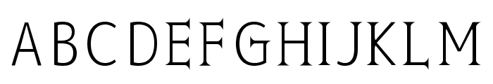 Kurobara Gothic Light Font UPPERCASE