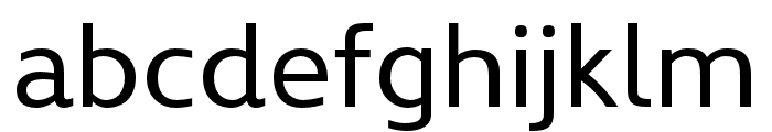 Kyrial Display Pro Regular Font LOWERCASE