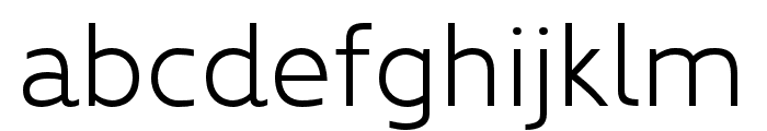 Kyrial Sans Pro Light Font LOWERCASE