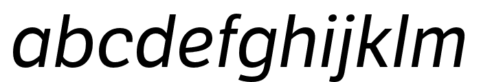 LFT Etica Condensed Italic Font LOWERCASE