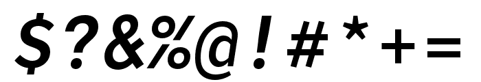 LFT Etica Mono Semibold Italic Font OTHER CHARS
