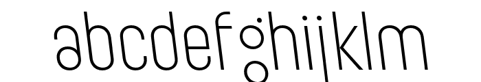 Ladislav Light Reversed Font LOWERCASE