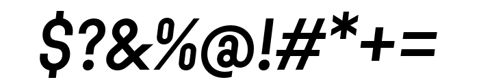 Ladislav Semibold Italic Font OTHER CHARS