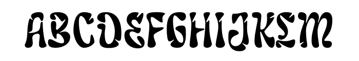 Lafleur Regular Font UPPERCASE