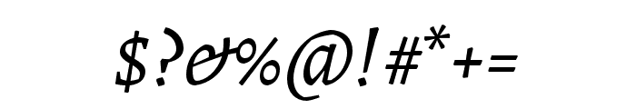 Landa Regular Italic Font OTHER CHARS