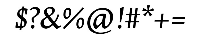 Lapture Subhead Italic Font OTHER CHARS
