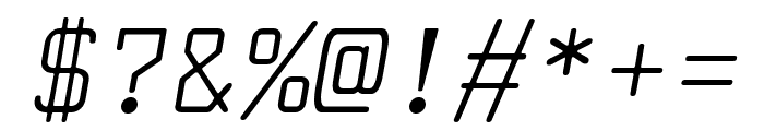 Larabiefont Italic Font OTHER CHARS