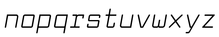 Larabiefont Italic Font LOWERCASE