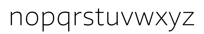 Laski Sans Light Font LOWERCASE