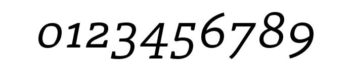 Laski Slab Regular Italic Font OTHER CHARS