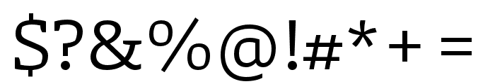 Laski Slab Regular Font OTHER CHARS