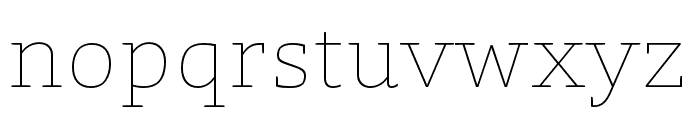 Laski Slab Thin Font LOWERCASE