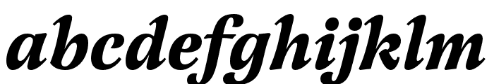 Latienne Pro Bold Italic Font LOWERCASE
