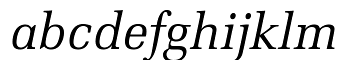 Latino URW Regular Italic Font LOWERCASE