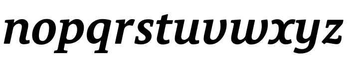 Le Monde Courrier Std Bold Italic Font LOWERCASE