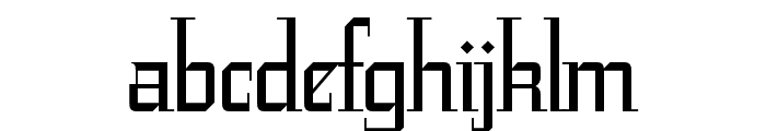 Leather Light Font LOWERCASE