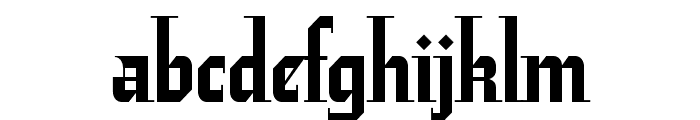 Leather Regular Font LOWERCASE