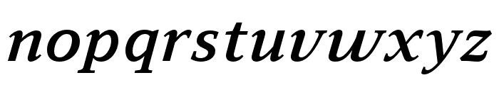 Leida Medium Italic Font LOWERCASE