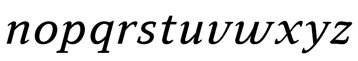 Leida Regular Italic Font LOWERCASE