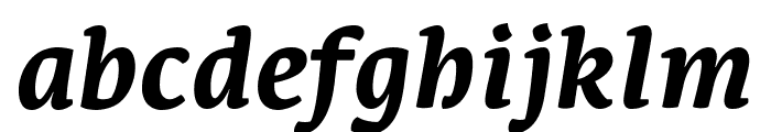 Leksa Extra Bold Italic Font LOWERCASE