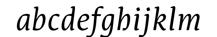 Leksa Italic Font LOWERCASE