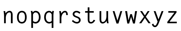 Letter Gothic Std Bold Font LOWERCASE