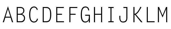 Letter Gothic Std Medium Font UPPERCASE