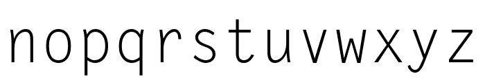 Letter Gothic Std Medium Font LOWERCASE