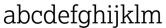 Lexia Light Font LOWERCASE