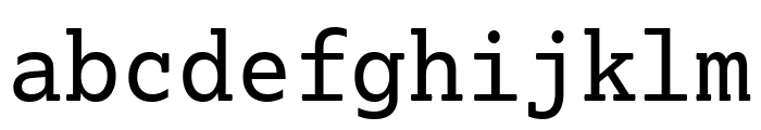 Lexia Mono Regular Font LOWERCASE