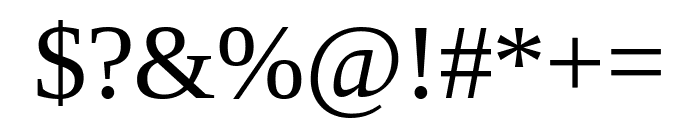 Liberation Serif Regular Font OTHER CHARS