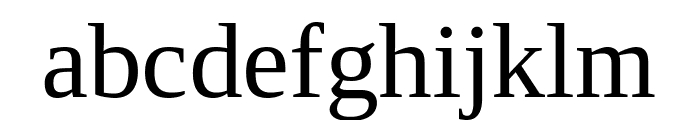 Liberation Serif Regular Font LOWERCASE