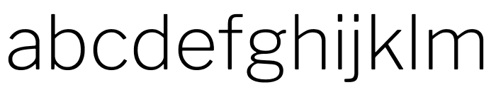 Libre Franklin ExtraLight Font LOWERCASE