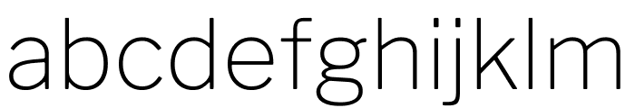 Libre Franklin Thin Font LOWERCASE