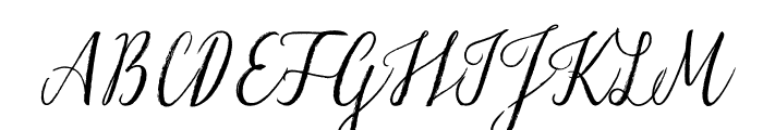 LiebeGerda Regular Italic Font UPPERCASE