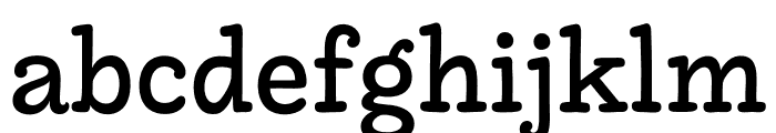 LiebeRuth Medium Font LOWERCASE