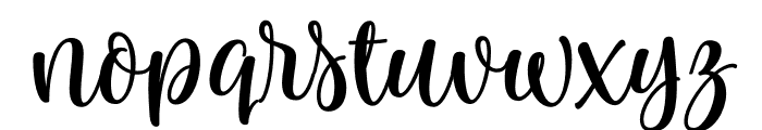 Limon Script Bold Font LOWERCASE