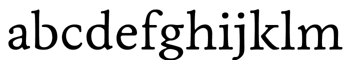 Livory Regular Font LOWERCASE