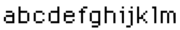 LoRes 21 OT Serif Regular Font LOWERCASE
