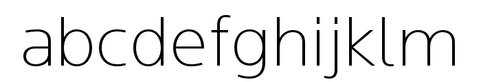 Locator Display UltraLight Font LOWERCASE