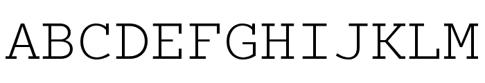 Logic Monoscript Light Font UPPERCASE