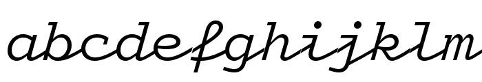 Logic Monoscript Regular Font LOWERCASE