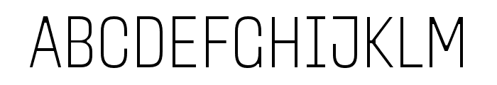 Loos Compressed Extra Light Font