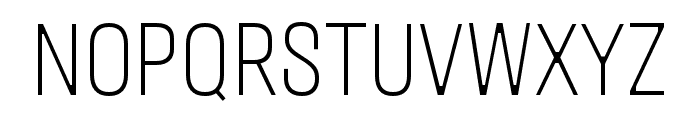Loos Compressed Extra Light Font UPPERCASE