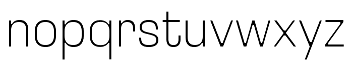 Loos Normal Extra Light Font LOWERCASE